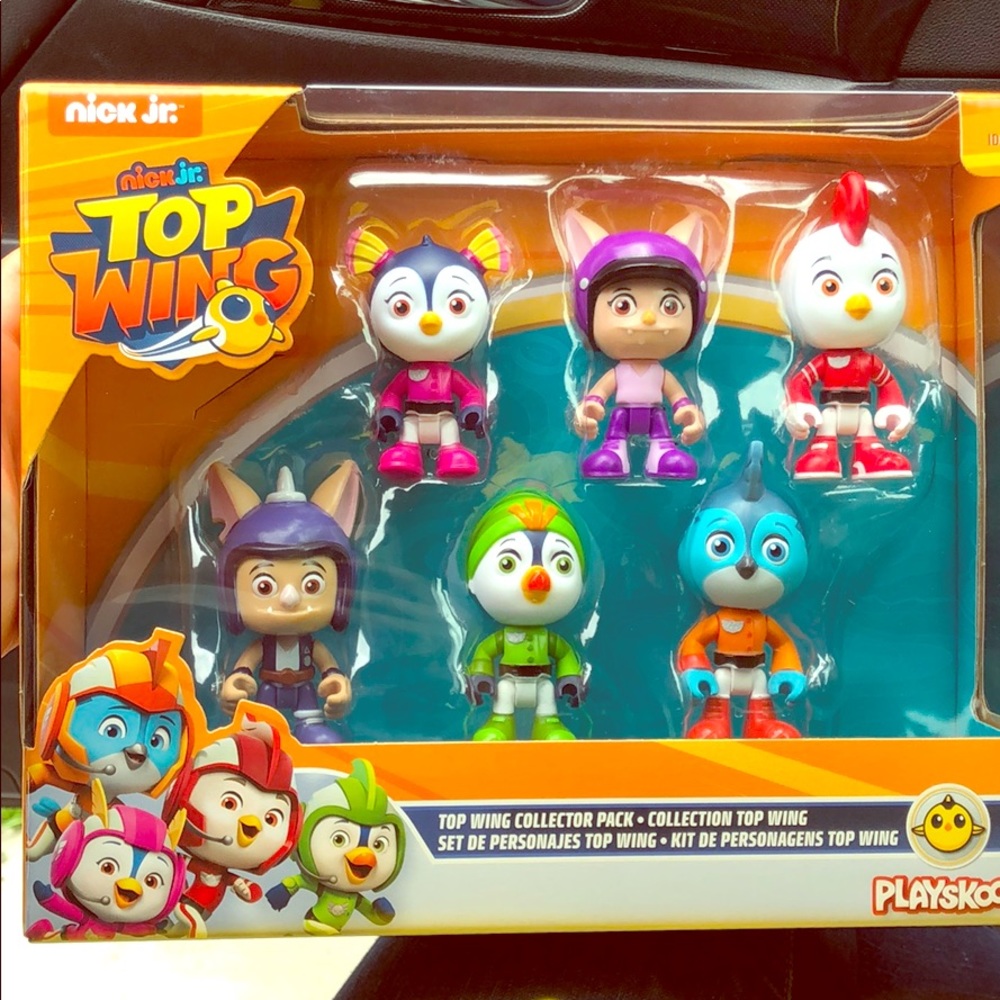 Top Wing 6 Characters Nick Jr Rod Swift Brody Toys